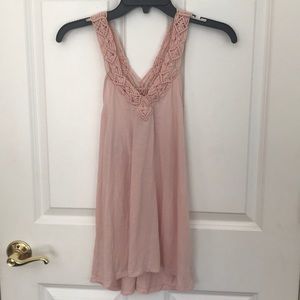 Pink tank top